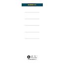 Schäfer Shop Select spine label, back width 80 mm, self-adhesive, 10 pieces