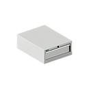 Schäfer Shop Select SSI SCHÄFER ladekast 27-36, 1 lade, tot 75 kg, B 564 x D 725 x H 250 mm, lichtgrijs/lichtgrijs