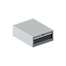 Schäfer Shop Select SSI SCHÄFER Schubladenschrank 27-36, 1 Schub, bis 200 kg, B 564 x T 725 x H 250 mm, anthrazitgrau/weißaluminium
