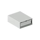 Schäfer Shop Select SSI SCHÄFER Schubladenschrank 27-36, 1 Schub, bis 200 kg, B 564 x T 725 x H 250 mm, lichtgrau/lichtgrau