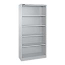 Schäfer Shop Select Stahlregal MS iCONOMY, 5 Ordnerhöhen, B 800 x T 400 x H 1935 mm, weißaluminium RAL 9006