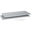 Schäfer Shop Select Stalen legborden, blank aluminium, 1200 mm breed, 2 stuks