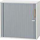 Schäfer Shop Select Start Off Wood dwarse rolluikkast, 2 OH, afsluitbaar, hout, B 800 x D 420 x H 788 mm, lichtgrijs