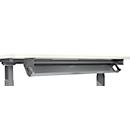 Schäfer Shop Select steel cable tray, 1200 mm, anthracite, for tables from width 1600 mm