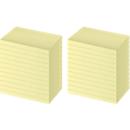Schäfer Shop Select sticky notes, 125 x 75 mm, 100 sheets, 24 pieces, yellow
