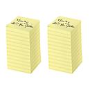 Schäfer Shop Select sticky notes, 75 x 75 mm, 100 vel, 24 stuks, geel