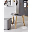 Schäfer Shop Select Table d'appoint Start Off Wood, Ø 850 x H 630 mm, bois, graphite