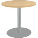 Schäfer Shop Select Table ronde avec socle rond, Ø 800 x H 717 mm, hêtre 
