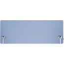 Schäfer Shop Select tafelafscheiding, materiaaldikte 30 mm, B 800 x H 600 mm, 100 % gerecycled polyester, blauwgrijs