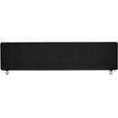 Schäfer Shop Select Tischtrennwand, Materialstärke 30 mm, B 1200 x H 387 mm, 100 % Post-Consumer-Recyclingpolyester, schwarz
