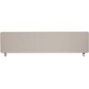 Schäfer Shop Select Tischtrennwand, Materialstärke 30 mm, B 1600 x H 387 mm, 100 % Post-Consumer-Recyclingpolyester, beige