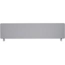 Schäfer Shop Select Tischtrennwand, Materialstärke 30 mm, B 1600 x H 387 mm, 100 % Post-Consumer-Recyclingpolyester, hellgrau