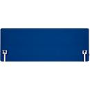 Schäfer Shop Select Tischtrennwand, Materialstärke 30 mm, B 1600 x H 600 mm, 100 % Post-Consumer-Recyclingpolyester, dunkelblau