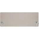 Schäfer Shop Select Tischtrennwand, Materialstärke 30 mm, B 2000 x H 600 mm, 100 % Post-Consumer-Recyclingpolyester, beige