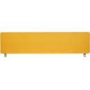Schäfer Shop Select Tischtrennwand, Materialstärke 30 mm, B 800 x H 387 mm, 100 % Post-Consumer-Recyclingpolyester, gelb