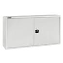 Schäfer Shop Select top cabinet, lockable, height 800 mm, width 1200 mm, light gray RAL 7035