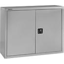 Schäfer Shop Select top cabinet, lockable, height 800 mm, width 800 mm, white aluminum RAL 9006