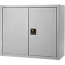 Schäfer Shop Select top cabinet, lockable, height 800 mm, width 950 mm, white aluminum RAL 9006