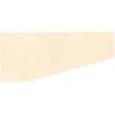 Schäfer Shop Select trapezoid divider strips, cardboard, 100 pieces, chamois