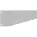 Schäfer Shop Select trapezoid divider strips, cardboard, 100 pieces, grey