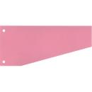 Schäfer Shop Select trapezoid divider strips, cardboard, 100 pieces, pink