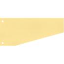 Schäfer Shop Select trapezoid divider strips, cardboard, 100 pieces, yellow