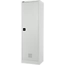 Schäfer Shop Select Umweltschrank, B 600 x T 500 x H 1935 mm, 4 Wannen à 11 Liter, lichtgrau