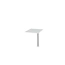 Schäfer Shop Select Verkettungsplatte, B 800 x T 800 mm, lichtgrau/weißalu