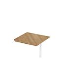 Schäfer Shop Select Winkelplatte 90° PLANOVA BASIC, B 900 x T 900 mm, Kirsche Ronana-Dekor/weiß