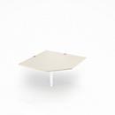 Schäfer Shop Select Winkelplatte PLANOVA BASIC, B 1200 x T 1200 mm, Ahorn-Dekor/weiß