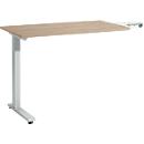 Schäfer Shop Selecteer Add-on tabel Start Off, f. T-voet, rechthoekig, B 1000 x D 600 x H 735 mm, eiken decor
