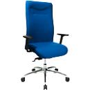 Schäfer Shop Silla de oficina Select SSI PROLINE XXL, mecanismo sincronizado, con reposabrazos, hasta 150 kg, azul