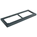 Schäfer Shop Socle Genius en acier TETRIS WOOD, pour étagères/armoires L 1000 mm, anthracite