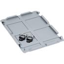 Scharnierdeckel Serie Economy für Euroboxen - Kunststoff - 400 x 300 mm - grau - uns Marke Schäfer Shop Pure