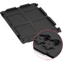 Scharnierdeksel serie Economy voor Euroboxen - gerecycled kunststof - 400 x 300 mm - antraciet - ons merk Schaefer Shop Pure