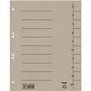 Scheidingsbladen, A4, 100 stuks, grijs