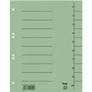 Scheidingsbladen, A4, 100 stuks, groen