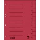 Scheidingsbladen, A4, 100 stuks, rood