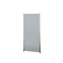 Scheidingswand Aluna, 1000 x 1800 mm, grijs