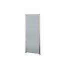 Scheidingswand Aluna, 800 x 1800 mm, grijs