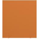 Scheidingswand Paperflow - met geluidsisolerend schuimvlies - B 1600 x D 390 x H 1740 mm - zwaar ontvlambaar conf. DIN 4102 - oranje