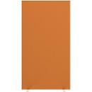 Scheidingswand Paperflow - met geluidsisolerend schuimvlies - B 940 x D 390 x H 1740 mm - zwaar ontvlambaar conf. DIN 4102 - oranje
