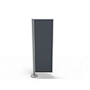 Scheidingswand, Silent Line Plus, 550 x 1700 mm, donkergrijs