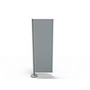 Scheidingswand, Silent Line Plus, 550 x 1700 mm, lichtgrijs