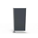 Scheidingswand, Silent Line Plus, 800 x 1700 mm, donkergrijs