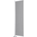 Scheidingswand, Silent Line Plus, 800 x 2000 mm, lichtgrijs