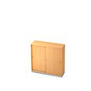Schiebetürenschrank, 3 OH, B 1200 x T 400 mm, Buche-Dekor