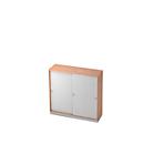 Schiebetürenschrank, 3 OH, B 1200 x T 400 mm, Nussbaum-Dekor