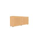 Schiebetürenschrank, Akustikfront, B 1600 mm, 2 OH, Buche-Dekor