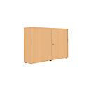 Schiebetürenschrank, B 1600 mm, 3 OH, Buche-Dekor